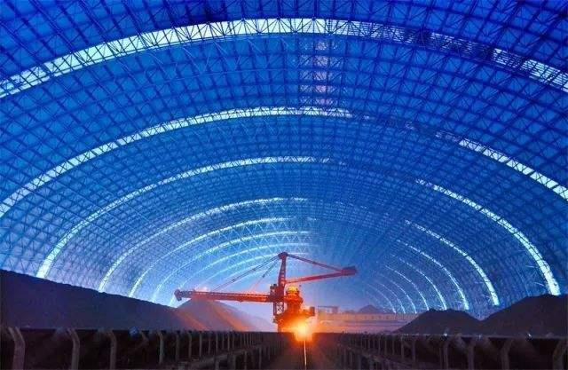 敦化亿优钢构工程师为您解析原料场封闭技术的特点和类型